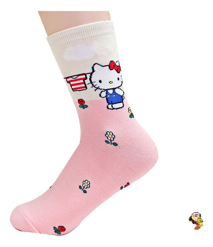 Medias My Melody Hello Kitty Kuromi Kirby Importa Importado 