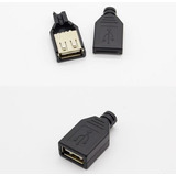 Conector Usb Hembra  Cable Pack 5 Unidades Arduino Raspberry