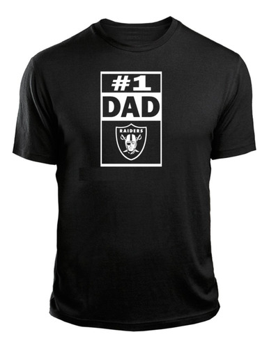 Playera Nfl Dad #1 Día Del Padre Pon Nombre Y #