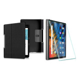 Estuche + Vidrio Para Tablet Lenovo Yoga Smart Tab Yt-x705f