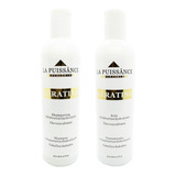 La Puissance Kit Keratina Shampoo + Enjuague Antifrizz 6c