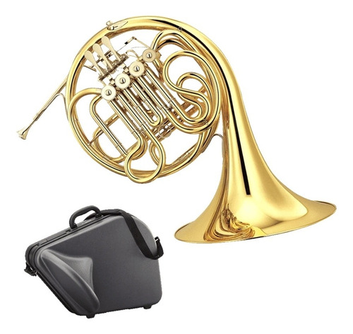 Trompa Yamaha Yhr-567 Dupla Afinação F/bb Laqueada C/estojo