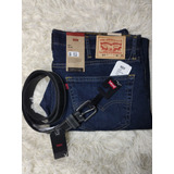 Pantalón Y Cinturón Levi's 511 Slim Stretch 40x30