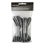 Kit Cables Extensor Fuente Pc Phanteks Cpu Pciex Atx 50cm Color Negro