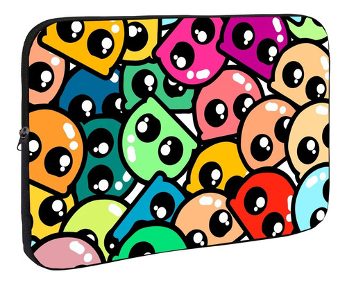 Funda Notebook Neoprene Estampada Para 14 Y 15.6 Diseños Surtidos Real Cover