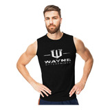 Wayne Enterprises Batman Playera Sin Mangas Tank Top Gym Wp