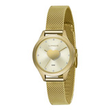 Relógio Lince Feminino Lrg4719l C1kx Casual Dourado