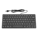 Mini Teclado Usb Keyboard K-1000 78 Teclas Color Del Teclado Negro