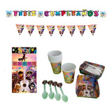 Kit Decoracion Completo Vasos+platos Coco 24niños