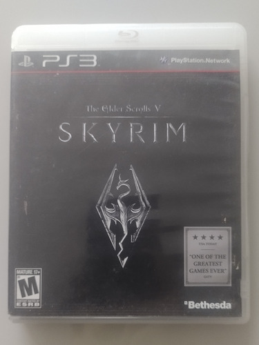 Ps3 Skyrim The Elder Scrolls V Completo C Manuais E O Mapa