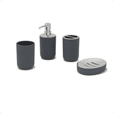 Accesorios Baño X4 Jabonera Vaso P/cepillo Dispenser Jabon