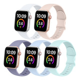 5 Correas Compatibles Con Apple Watch- 42mm/44mm/45mm