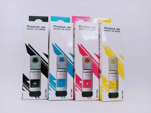 4 Tintas Compatibles Para Epson 544/504