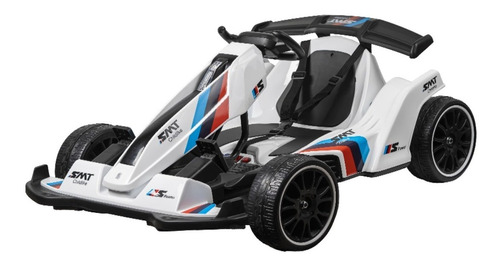 Auto Electrico Go Kart F1 Con Luz Y Sonido Blanco