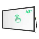 Lousa Interativa Touchscreen Moldura Quadro Touch 43 Pol