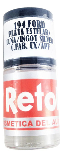 Pintura Retok Ford Plata Estelar/ingot Silver Ux Apf 722 Apf