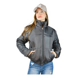 Campera Corta De Mujer Abrigada Inflada Puffer 