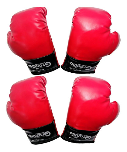2 Pares De Guantes Boxeo Para Niño Infantil Box 2 A 12 Años | Envío gratis