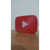 Ícone Youtube Para Decoração De Mesa 14x10 Cm Geek 3d Color