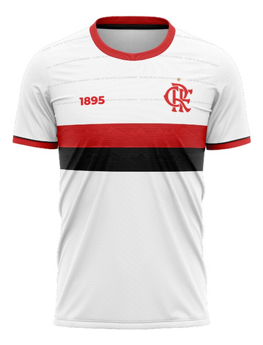 Camisa Juvenil Flamengo Oficial Branca