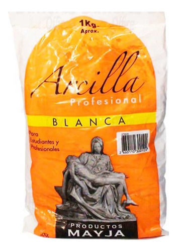 2 Kilos De Arcilla Blanca Mayja