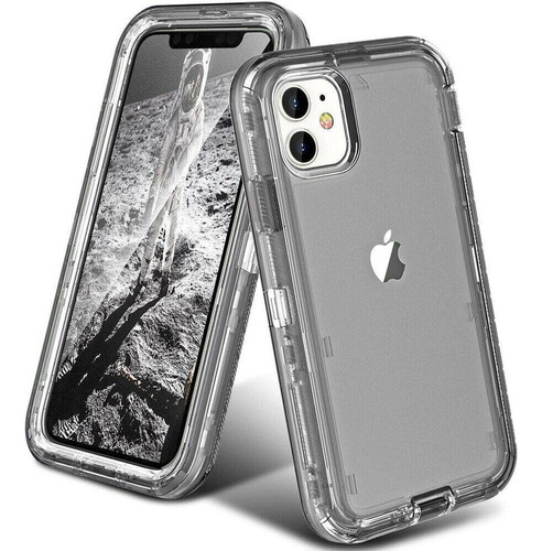 Funda De Protectora Para iPhone Carcasa De Silicona Cristal