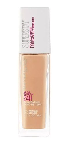 Maybelline Base  Superstay 24 Horas  128 Warm Nude 30ml