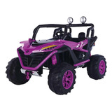 Buggy Morado Montable Eléctrico Control Remoto, Mp3, Usb 