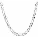 Cadena Plata Fina Ley 925 4mm 60cm Unisex Cartier/ Todojoyas