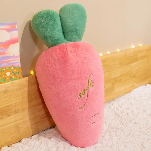 33 Almohada Grande Con Forma De Fruta, Piel De Conejo,