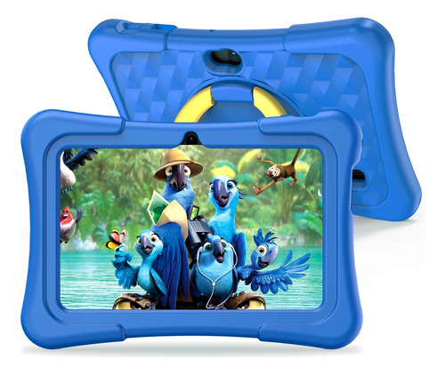 Tablet Pc Com Capa Protetora De Silicone Para Crianças