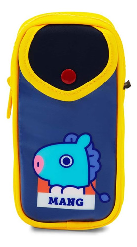 Bt21 Mang - Estuche De Maquillaje Retro Con Cremallera