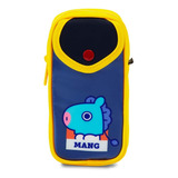 Bt21 Mang - Estuche De Maquillaje Retro Con Cremallera