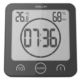 Reloj De Ducha Impermeable Reloj De Baño Pantalla Lcd Digita