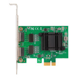 Placa Adaptadora Ethernet Pcie 10/100/1000mbps De Rede De Po