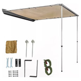 Toldo Lateral Plegable Jeep Camping Playa 2m X 3m X 2m Color Beige