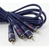 Cable Audio Sonido 2 Rca A 2 Rca Artekit C2x2rca4 4 Mts