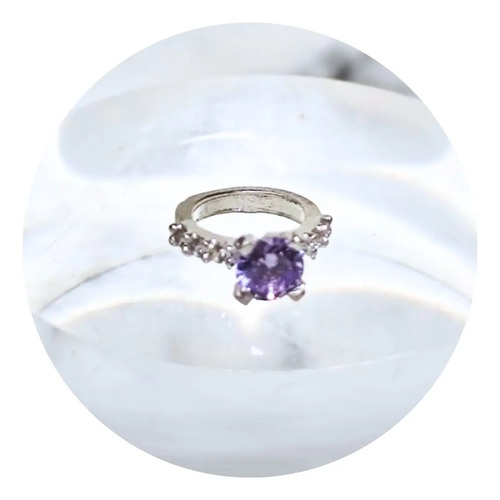 Dije Mini Anillo Promesa Zirconias De Plata Ley 925 Venetus