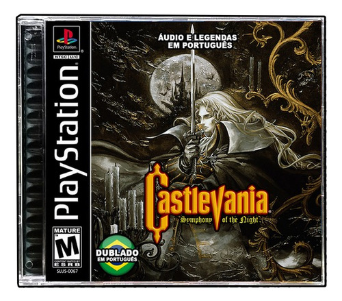 Castlevania Symphony Night Dublado Ps1 Mídia Física