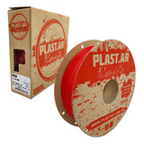 Filamento Impresoras 3d Plast.ar Pla Ingeo X1 Kg Color Rojo