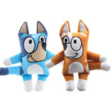 2pcs Bluey Familia Bluey Bingo Papá Mamá Muñeco Peluche