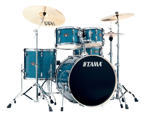 Bateria Tama Imperialstar Ip52h6w-hlb Hairline Blue Bumbo 22