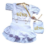 Conjunto Feminino Infantil Blogueira Mini Diva Calor 3 Pçs