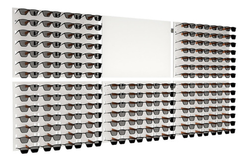 Expositor De Parede Para 140 Óculos Mazzeo Expositores Me287