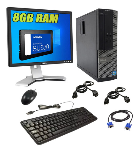 Computadoras Intel Core I5 8gb Ram Dd 240gb Ssd Pc Corei5 