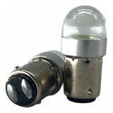 Foco Led Stop Ba20d(media Vuelta) Para Motocicleta Universal