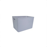 Canasto Organizador Plastico Grande Moderna 35x26x24 Cm