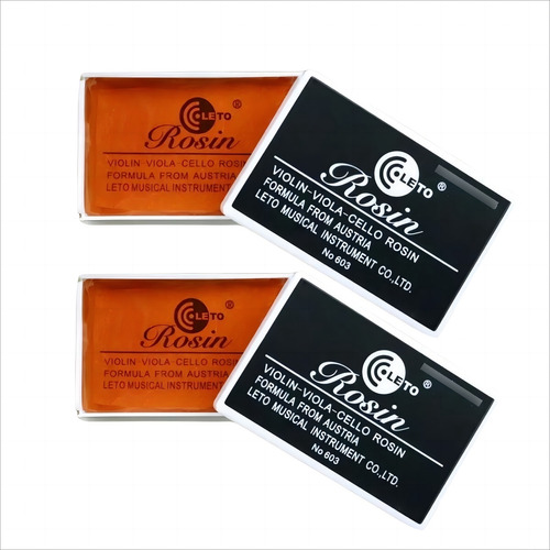 Profesional Rosin Brea Resina Violín Viola Cello Resina 2pcs