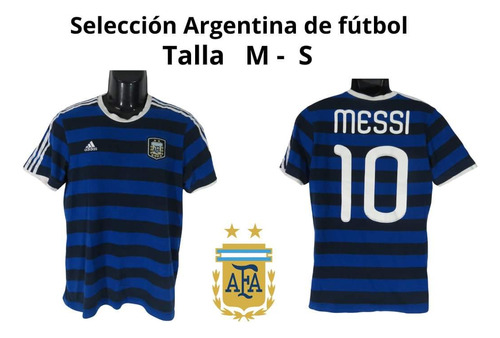 Camiseta De Fútbol Selección Argentina Messi Marca adidas