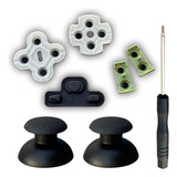 Kit Completo Borrachas Condutiva Controles Para Ps3 + Chave